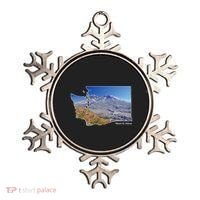 Mount St. Helens Map Washington Volcano Ornament thumb 0