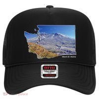 Mount St. Helens Map Washington Volcano Hat thumb 0