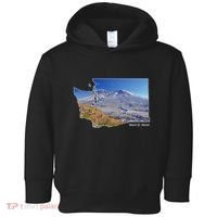 Mount St. Helens Map Washington Volcano Toddler Hoodie thumb 0
