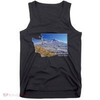 Mount St. Helens Map Washington Volcano Tank Top thumb 0