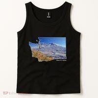 Mount St. Helens Map Washington Volcano Tank Top thumb 2