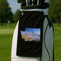 Mount St. Helens Map Washington Volcano Golf Towel thumb 2