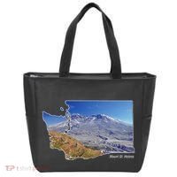 Mount St. Helens Map Washington Volcano Tote Bag thumb 0