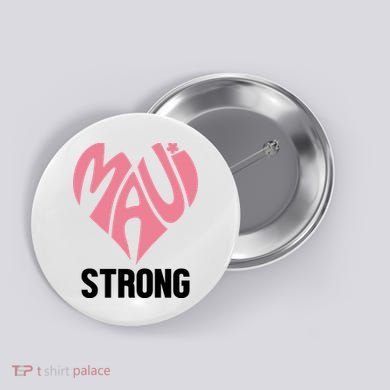 Maui Strong Hawaii Relief Button