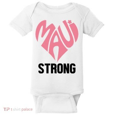 Maui Strong Hawaii Relief Baby Bodysuit