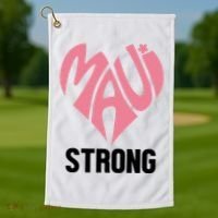Maui Strong Hawaii Relief Golf Towel thumb 1