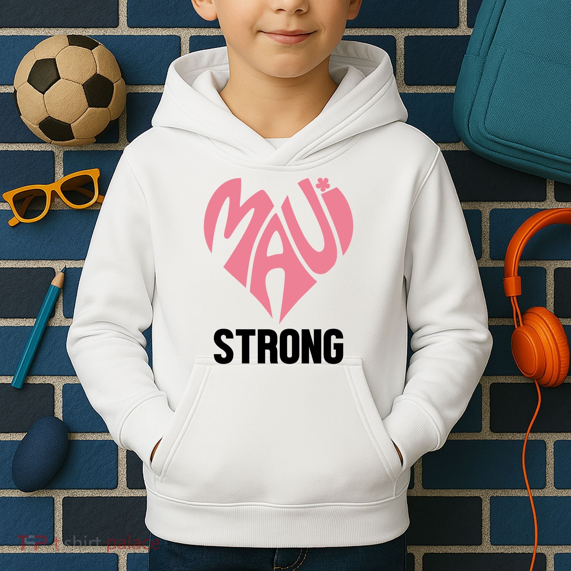 Maui Strong Hawaii Relief Kids Hoodie