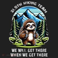 Mountain Sloth Hiking Team Hiking Beanie thumb 2