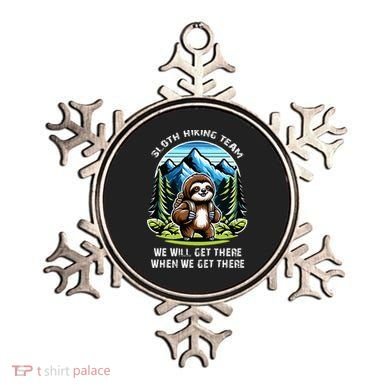Mountain Sloth Hiking Team Hiking Ornament