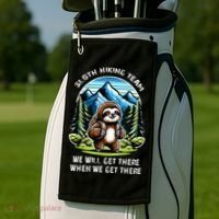 Mountain Sloth Hiking Team Hiking Golf Towel thumb 2