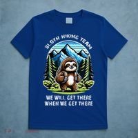 Mountain Sloth Hiking Team Hiking T-Shirt thumb 5