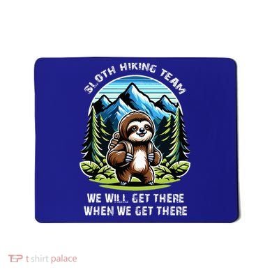 Mountain Sloth Hiking Team Hiking Mousepad