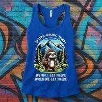 Mountain Sloth Hiking Team Hiking Women's Tank Top thumb 3