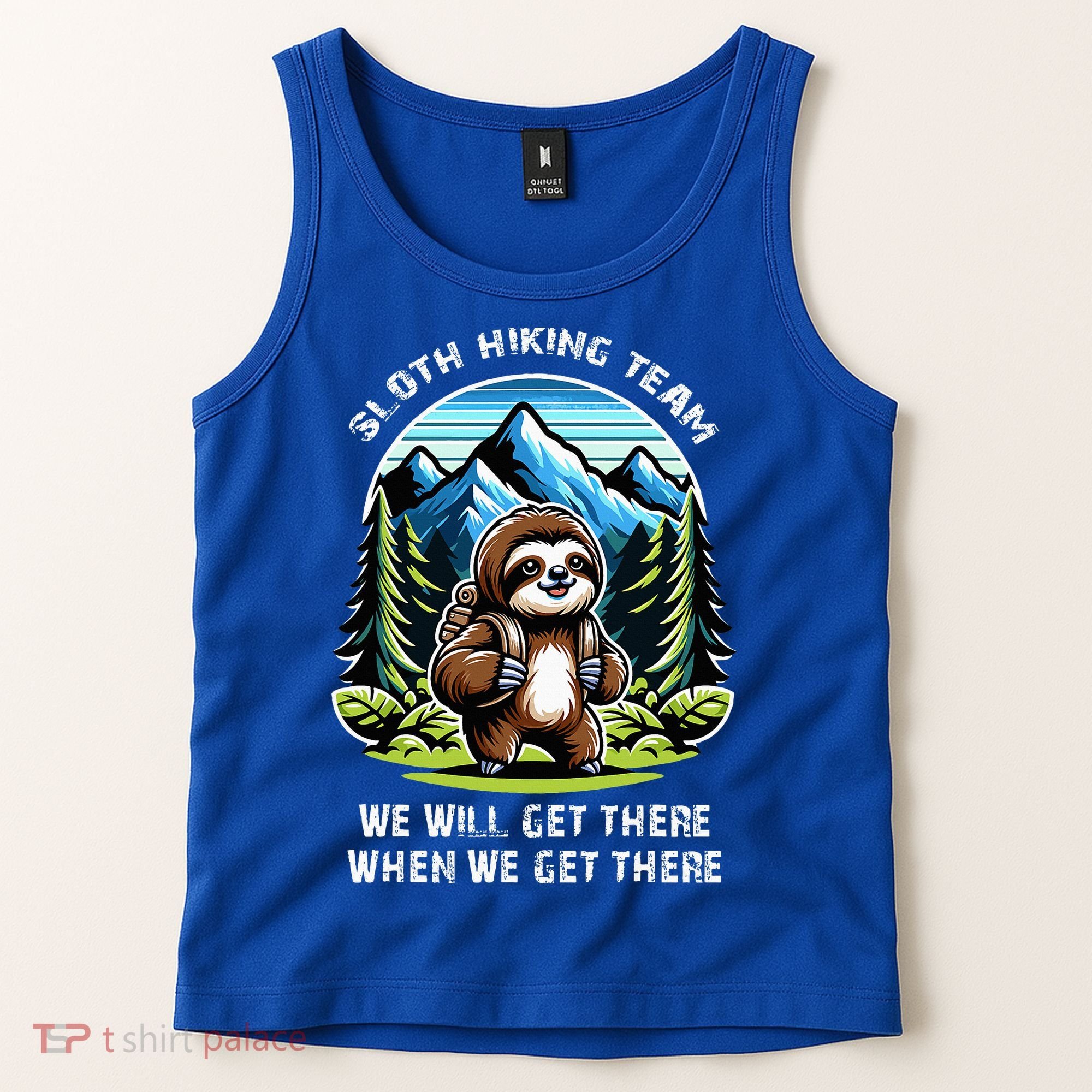 Mountain Sloth Hiking Team Hiking Tank Top