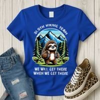 Mountain Sloth Hiking Team Hiking Women's T-Shirt thumb 3