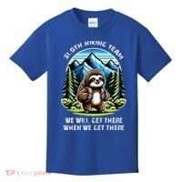 Mountain Sloth Hiking Team Hiking Kids T-Shirt thumb 0