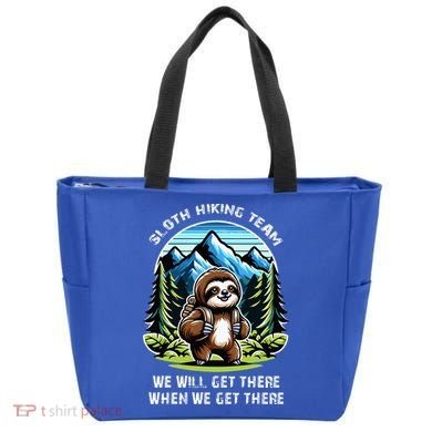 Mountain Sloth Hiking Team Hiking Tote Bag