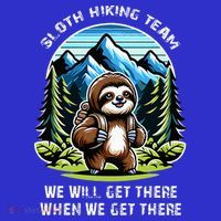 Mountain Sloth Hiking Team Hiking Tote Bag thumb 4