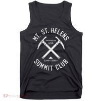 Mt St Helens Summit Club I Climbed Mount Saint Helens Tank Top thumb 0