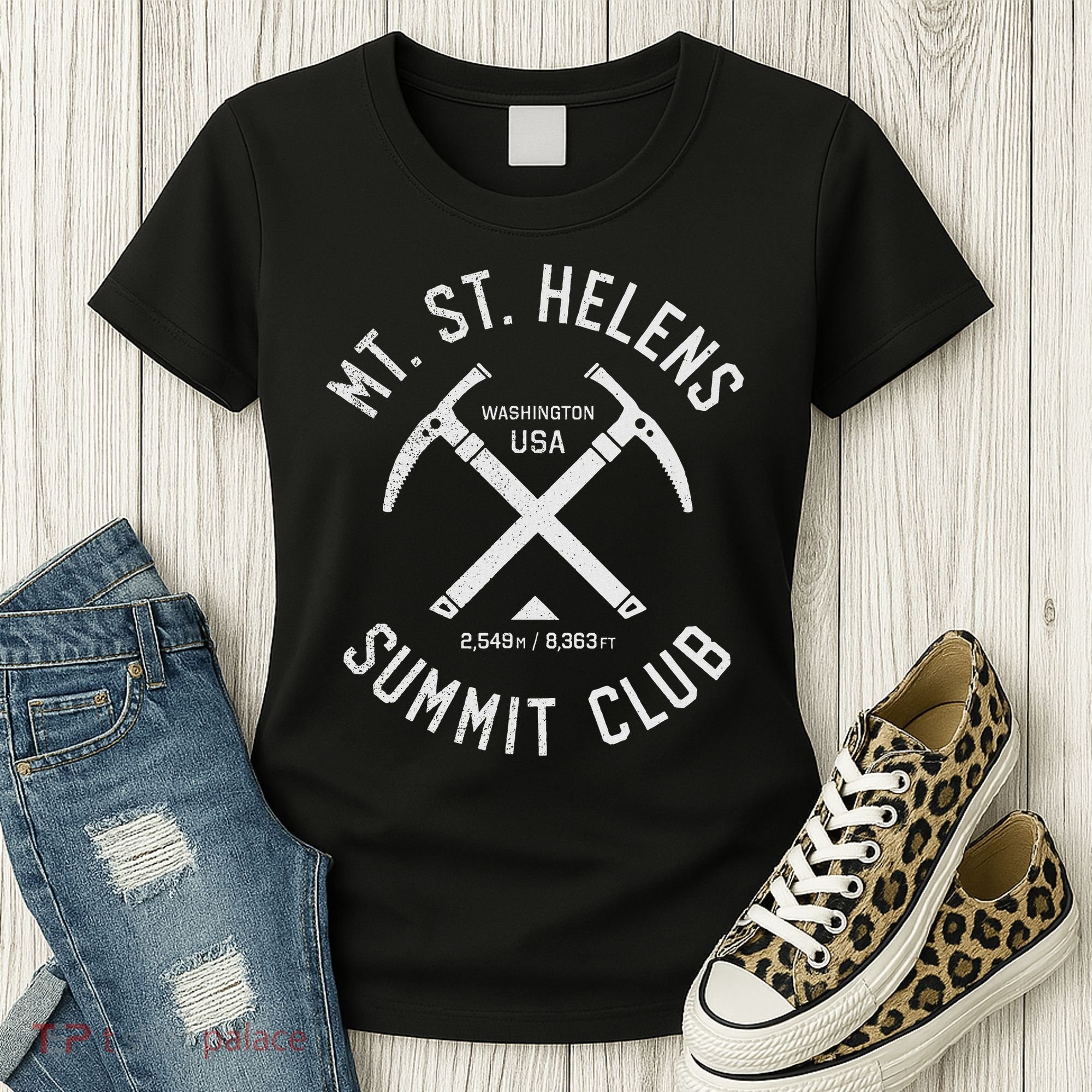 Mt St Helens Summit Club I Climbed Mount Saint Helens Women's T-Shirt