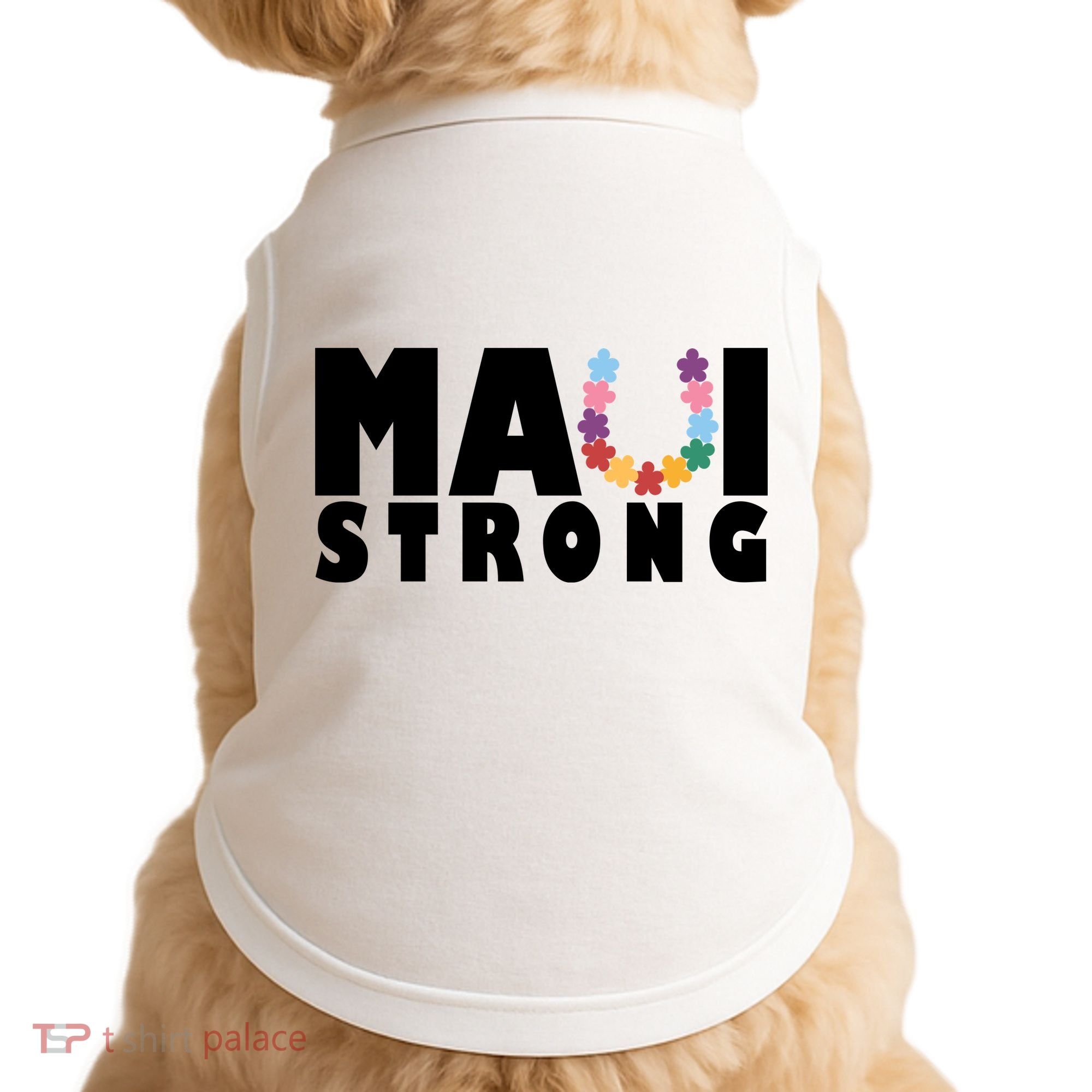 Maui Strong Hawaii Relief Awareness Doggie Tank