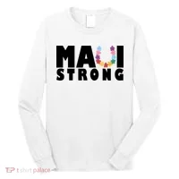 Maui Strong Hawaii Relief Awareness Long Sleeve Shirt thumb 0