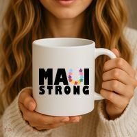 Maui Strong Hawaii Relief Awareness Coffee Mug thumb 3