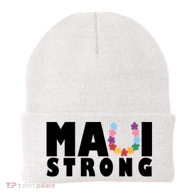 Maui Strong Hawaii Relief Awareness Beanie