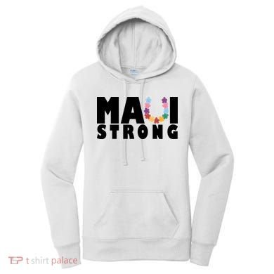 Maui Strong Hawaii Relief Awareness Women's Hoodie