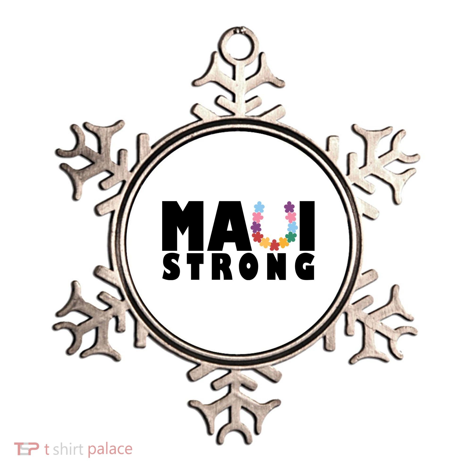 Maui Strong Hawaii Relief Awareness Ornament