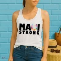 Maui Strong Hawaii Relief Awareness Women's Tank Top thumb 2