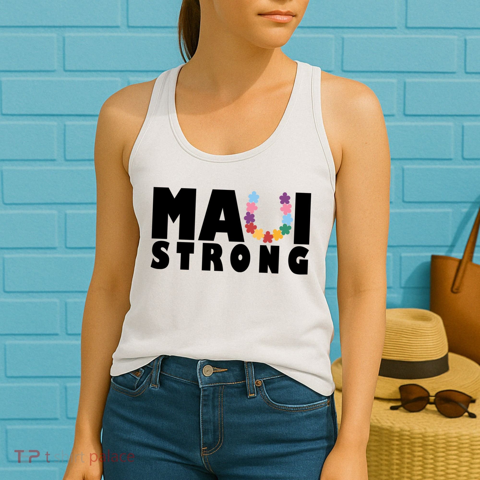 Maui Strong Hawaii Relief Awareness Women's Tank Top