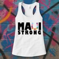 Maui Strong Hawaii Relief Awareness Women's Tank Top thumb 3