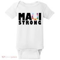 Maui Strong Hawaii Relief Awareness Baby Bodysuit thumb 0