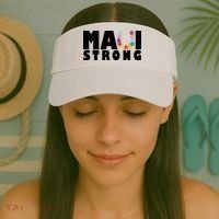 Maui Strong Hawaii Relief Awareness Visor thumb 2