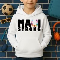 Maui Strong Hawaii Relief Awareness Kids Hoodie thumb 2