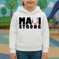 Maui Strong Hawaii Relief Awareness Kids Hoodie thumb 3