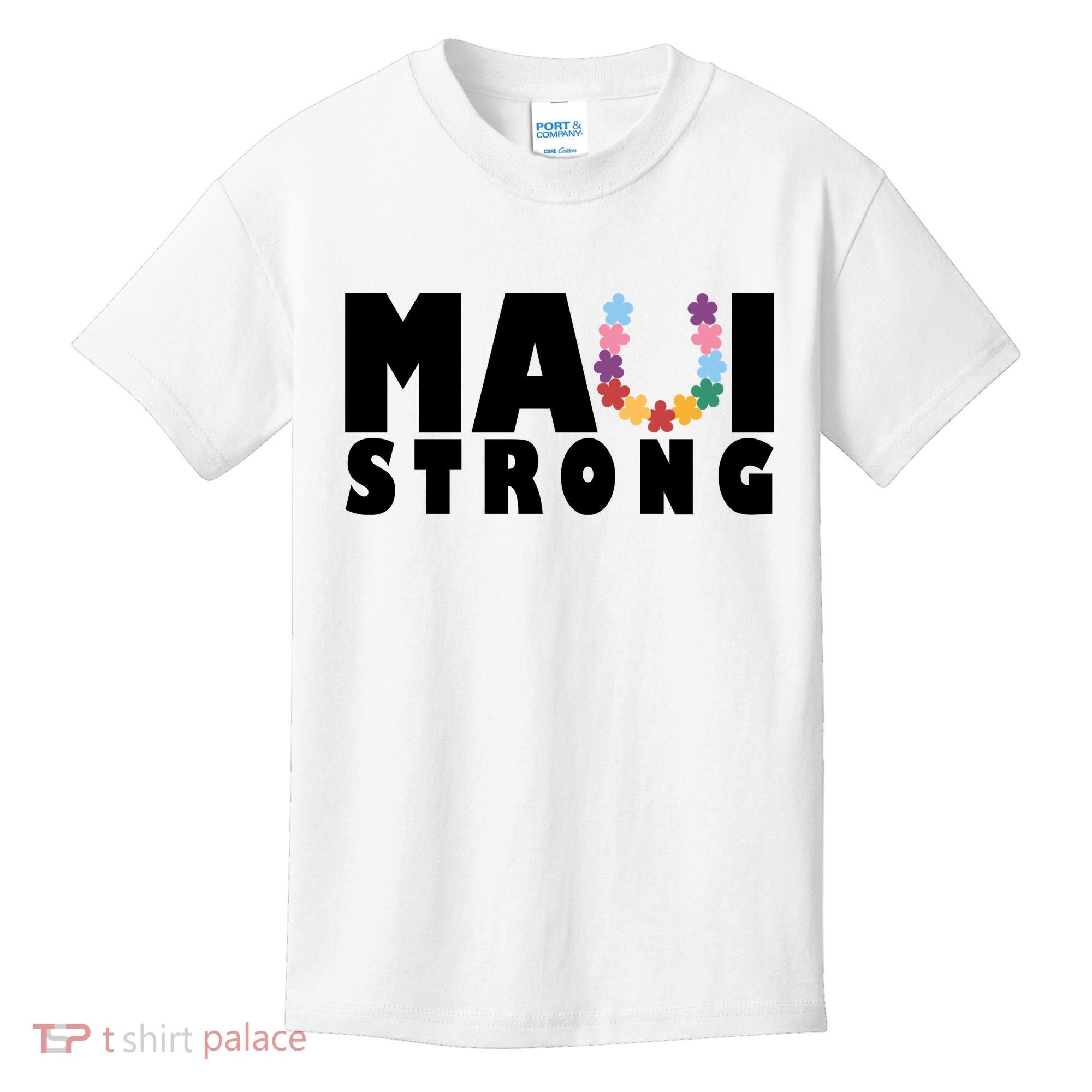 Maui Strong Hawaii Relief Awareness Kids T-Shirt