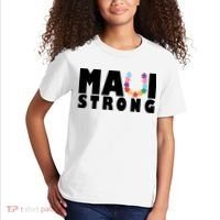 Maui Strong Hawaii Relief Awareness Kids T-Shirt thumb 2