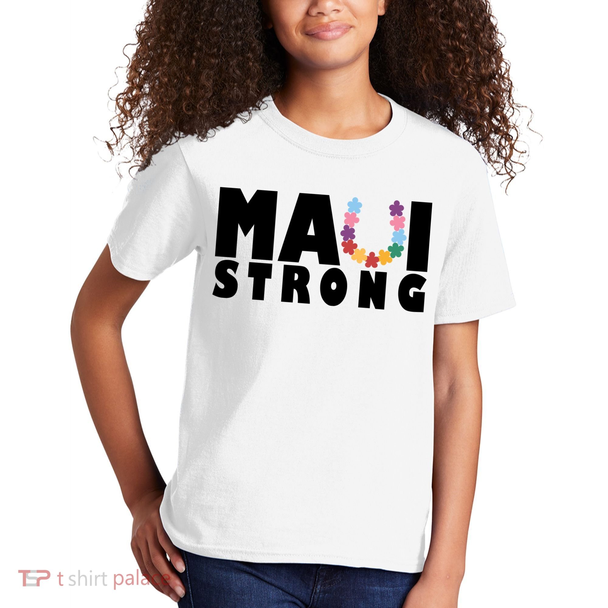 Maui Strong Hawaii Relief Awareness Kids T-Shirt