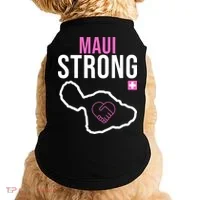 Maui Strong Hawaii Wildfire Relief Doggie Tank thumb 0