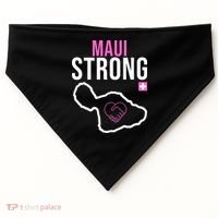 Maui Strong Hawaii Wildfire Relief USA-Made Doggie Bandana thumb 0
