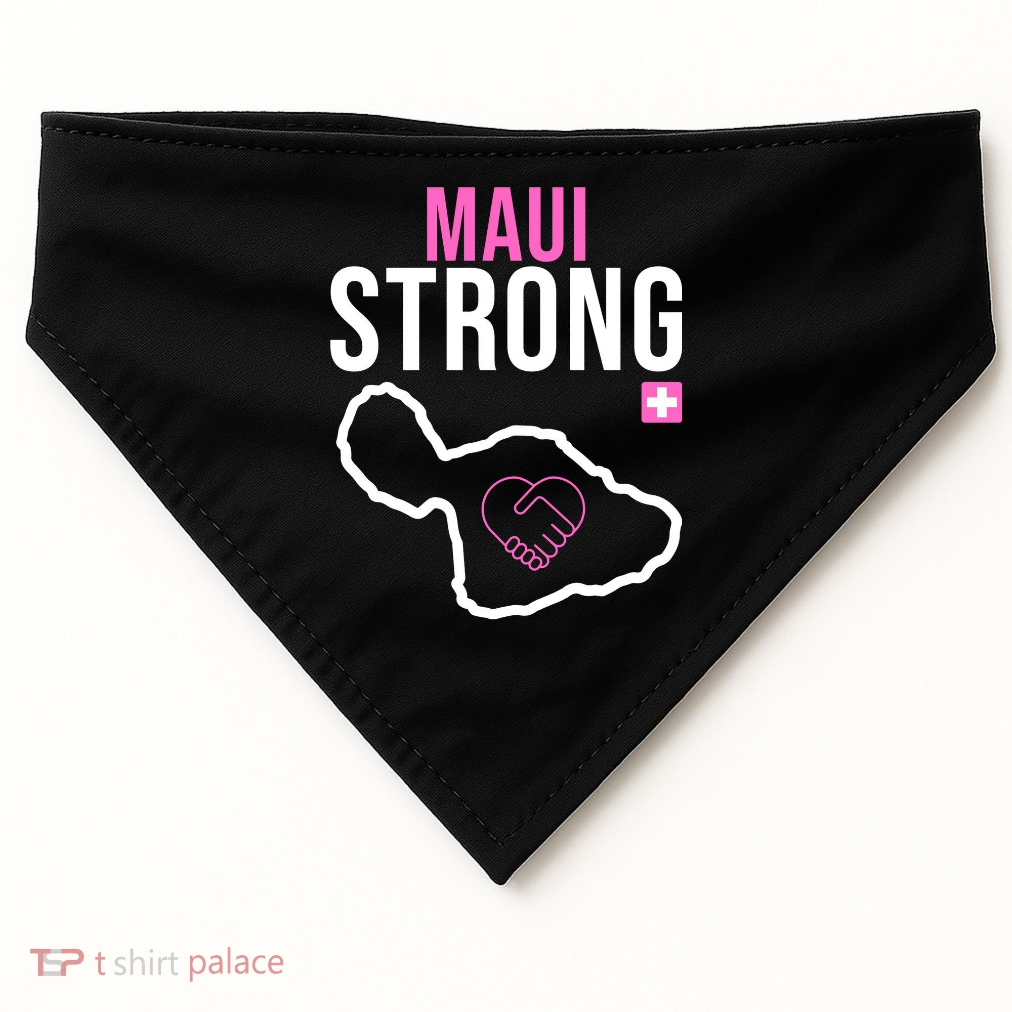 Maui Strong Hawaii Wildfire Relief USA-Made Doggie Bandana