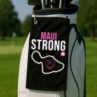 Maui Strong Hawaii Wildfire Relief Golf Towel thumb 2