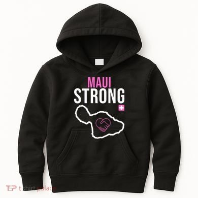 Maui Strong Hawaii Wildfire Relief Kids Hoodie