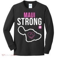 Maui Strong Hawaii Wildfire Relief Kids Long Sleeve Shirt thumb 0