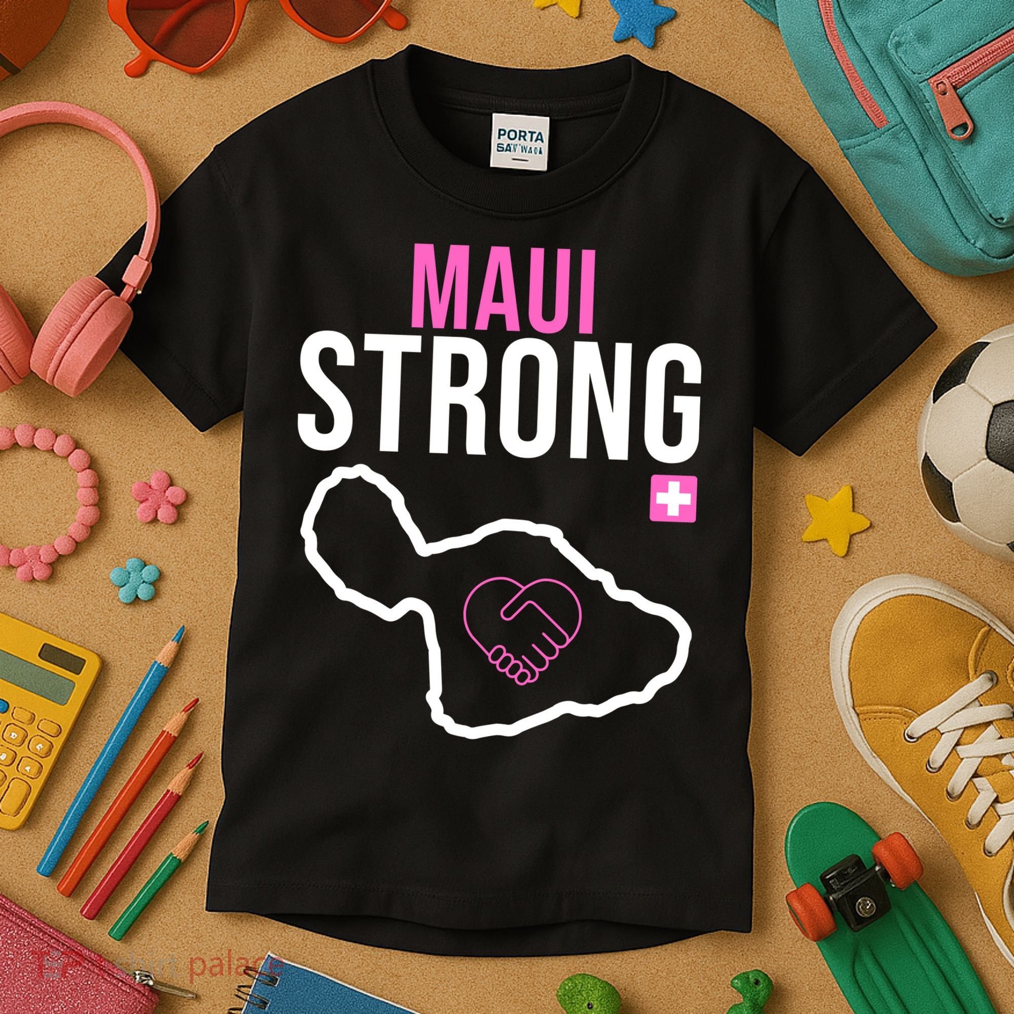 Maui Strong Hawaii Wildfire Relief Kids T-Shirt