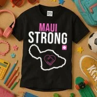 Maui Strong Hawaii Wildfire Relief Kids T-Shirt thumb 3