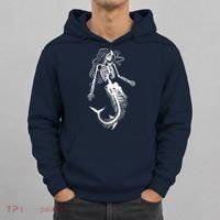 Mermaid Skeleton Halloween Costume Women Girls Hoodie thumb 0