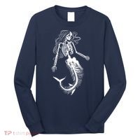 Mermaid Skeleton Halloween Costume Women Girls Long Sleeve Shirt thumb 0